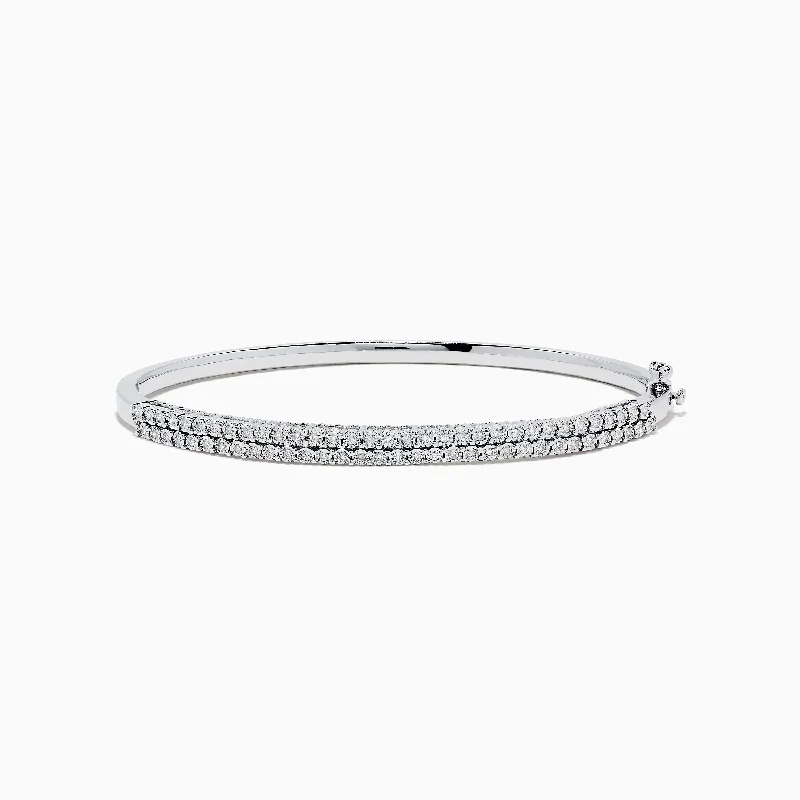 925 Sterling Silver Diamond Bangle