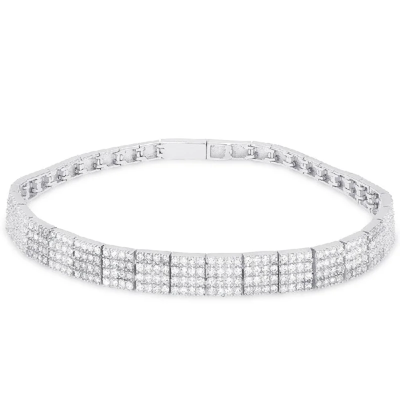 Samantha Stone Sterling Silver Cubic Zirconia Bracelet