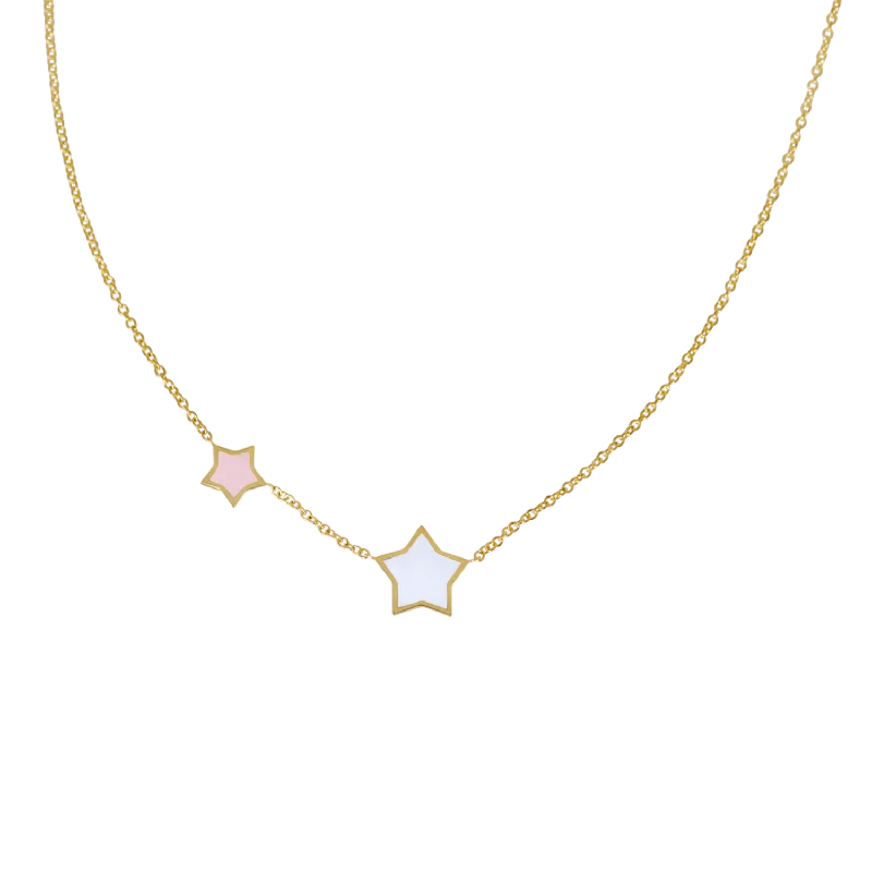 Twinkle Star Enamel Necklace