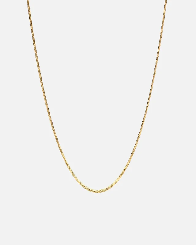 SNAKE 3MM CHAIN - GOLD