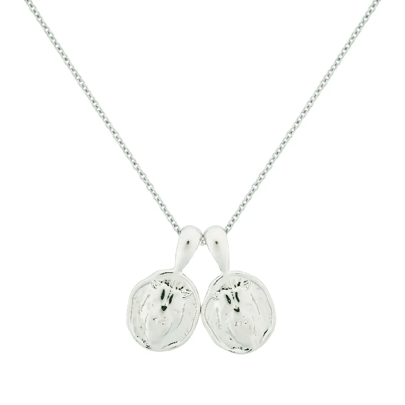 Leo II Necklace - Sterling Silver | 2 Small