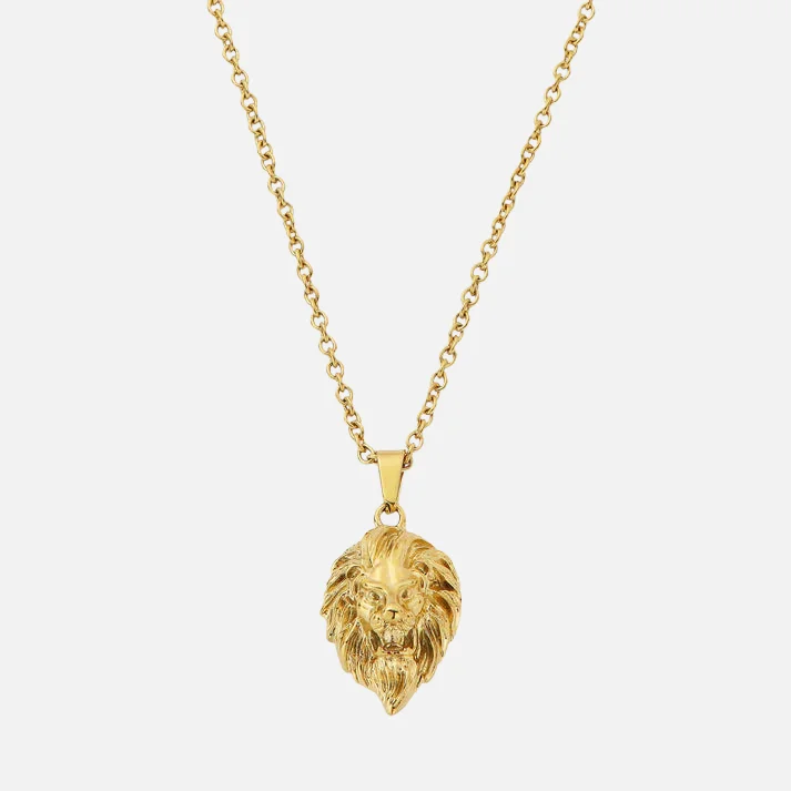 "LION" PENDANT - GOLD