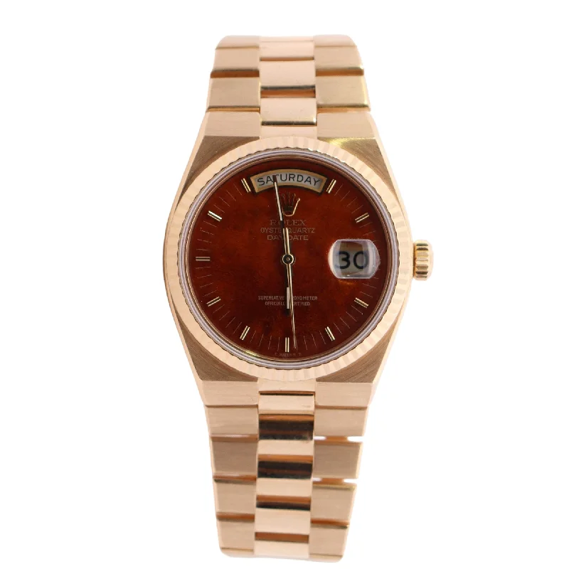 Rolex Day-Date 46mm Wood Dial Watch Ref# 19018