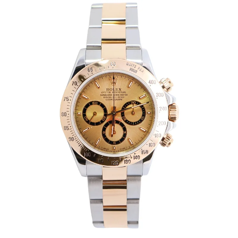 Rolex Daytona 40mm Champagne Dial Watch Ref# 16523