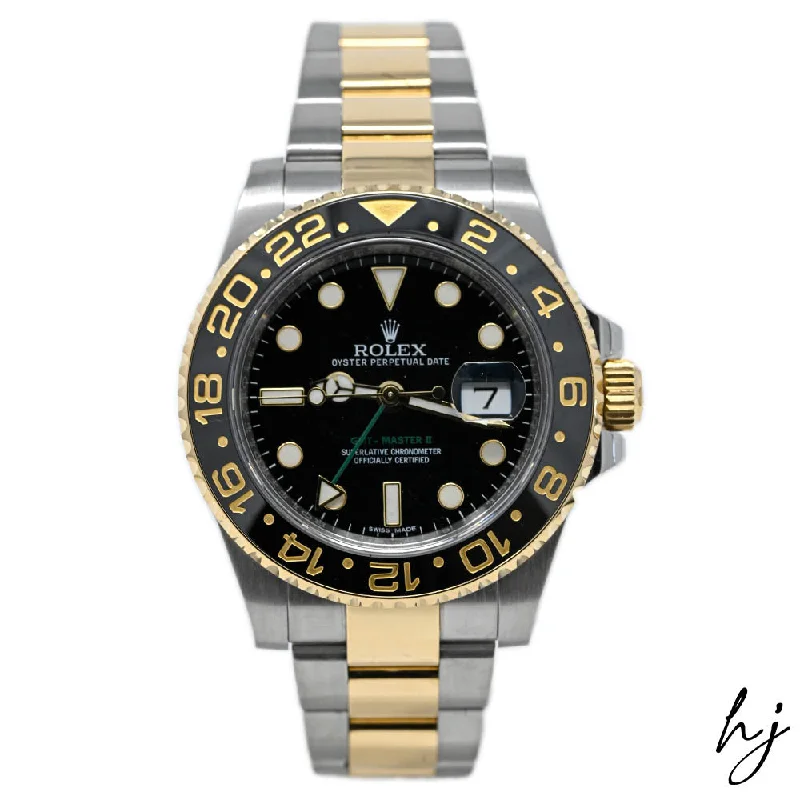 Rolex GMT-Master II 40mm Black Dial Watch Ref# 116713