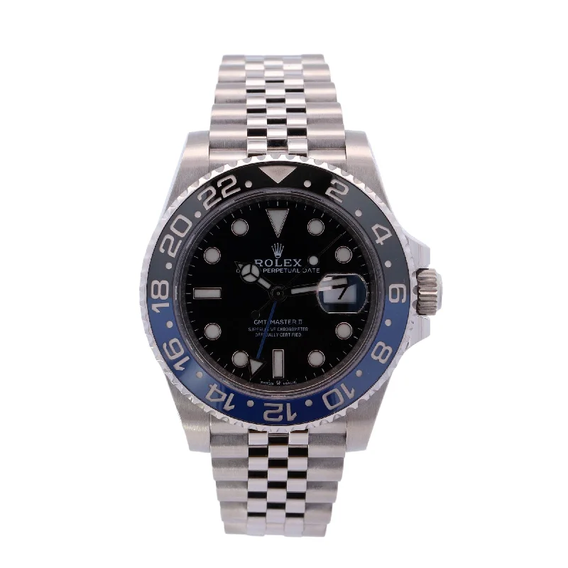 Rolex GMT Master II 40mm Black Dial Watch Ref# 12671BLNR