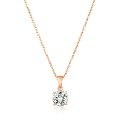 ROYAL BRILLIANT CUT PENDANT NECKLACE