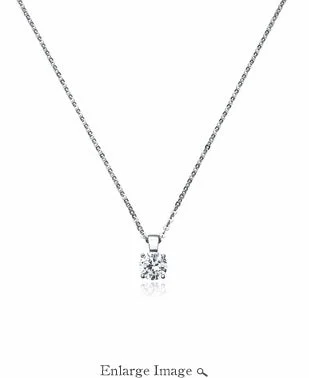 Royal Brilliant Cut Pendant Necklace