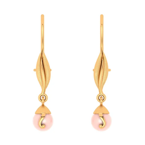 22k Exclusive Drop Gold Earrings From Goldlites Collection