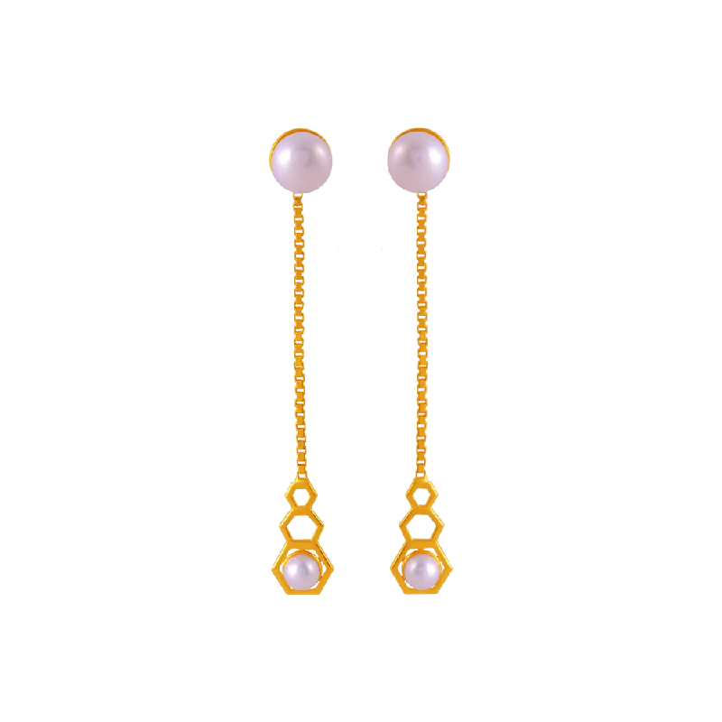 22k Gold Earrings Design For Festive Occasion