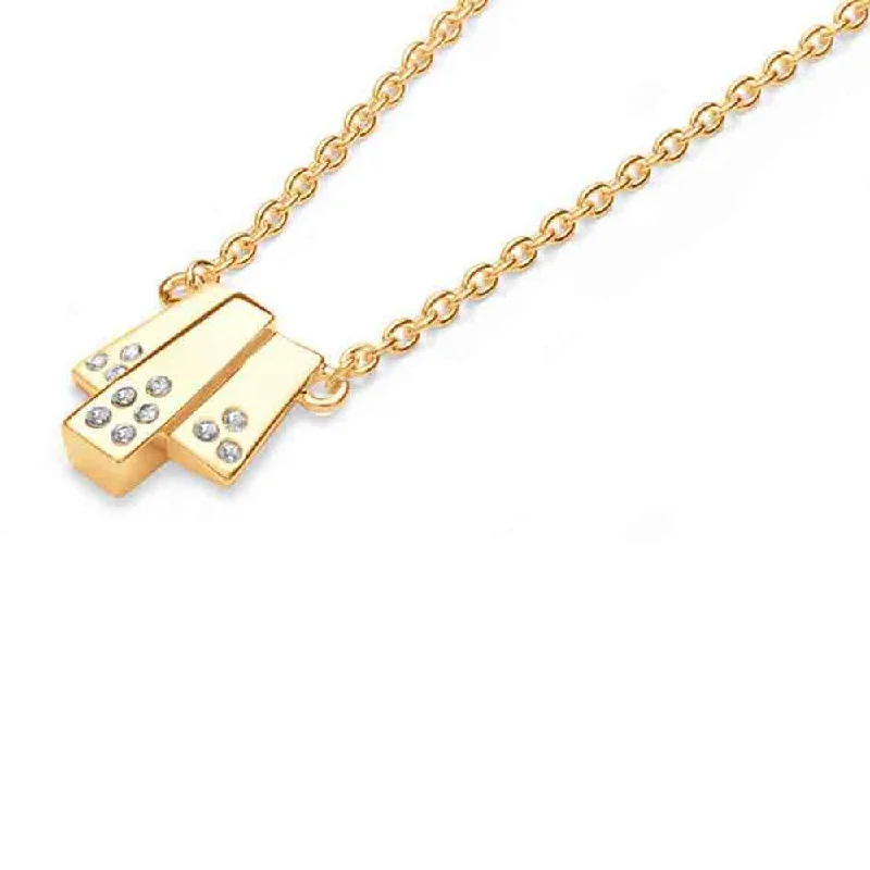 Lucy Q Triple Layer At Deco Necklace