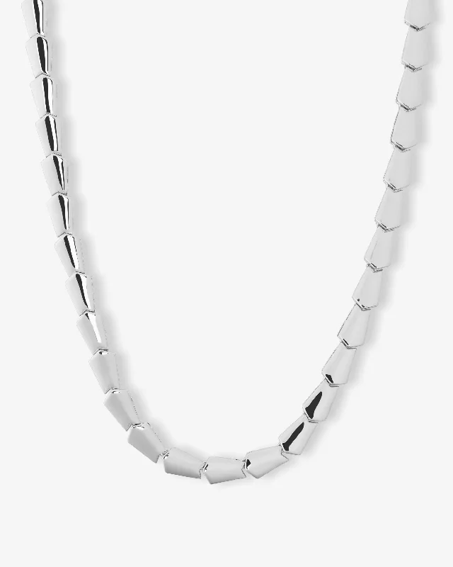 Mama Serpent Collar 16" - Silver