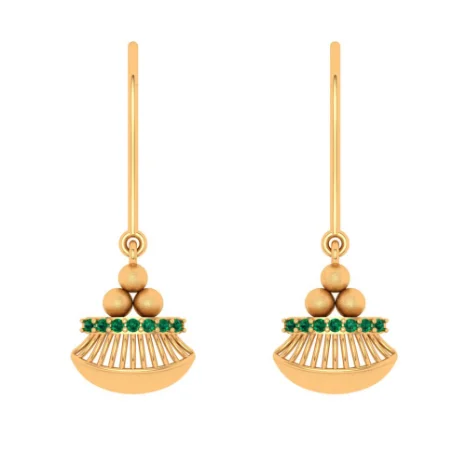 Pc Chandra 22k Gold Earrings For Women, Jhumka Earrings Designs