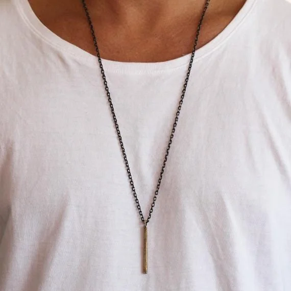 Rod Necklace | Gold