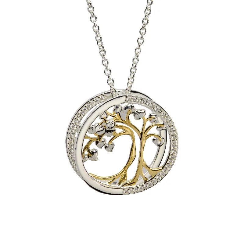 Unique & Co 18ct Gold Tree Necklace