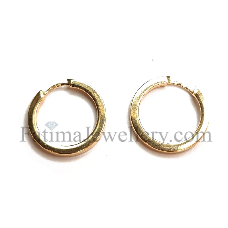 Earrings - Gold Hoops