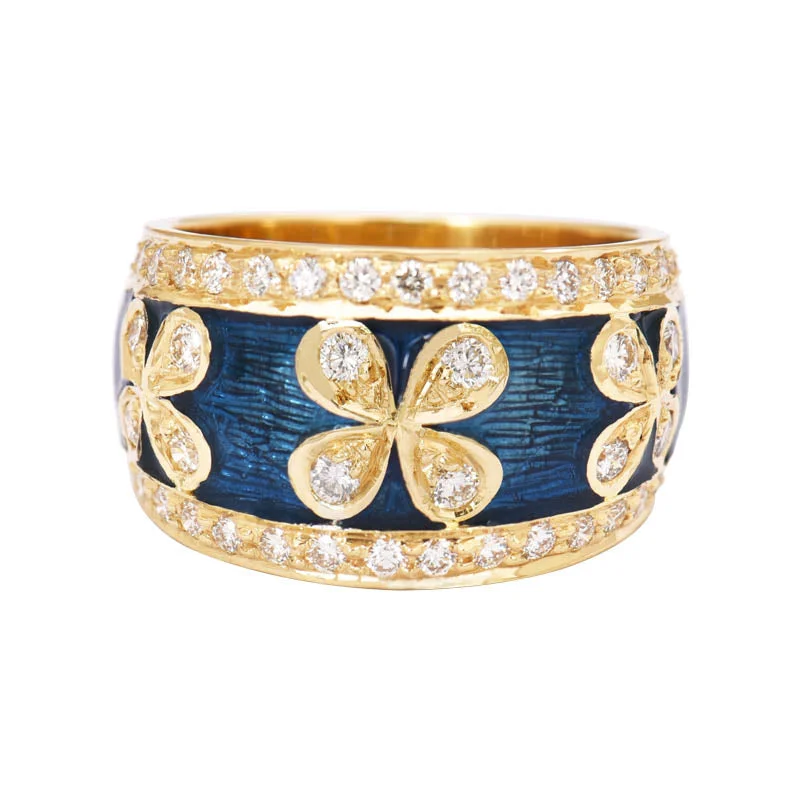 Ring- Diamond (Enamel)